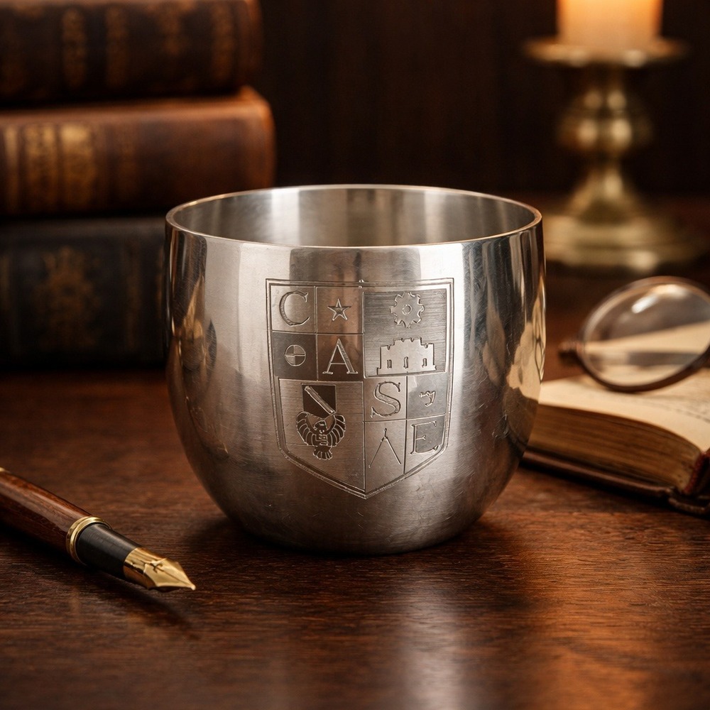 Kirk‎ Stieff Pewter Case Western Reserve University Cup Monticello P50 Silver
